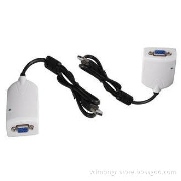 USB 2.0 VGA Graphic card USB to VGA Converter support  Vist